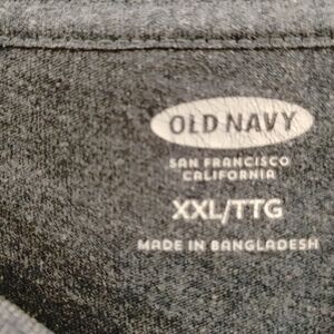 Heather Blue Old Navy V-Neck Tee